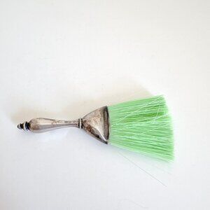 WEBSTER STERLING SILVER ARTIST HAND BROOM ENGRAVED 5.5"